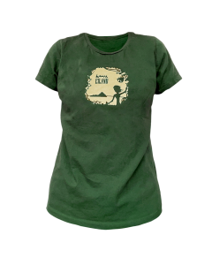 'Eiland' Girlie Shirt grün